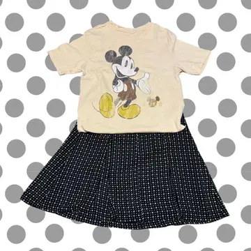 구제 의류  mickey 티셔츠  S 사이즈