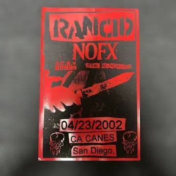 RANCID NOFX 라이브 포스터