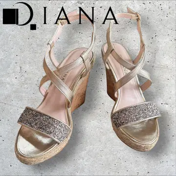 DIANA 다이애나 힐 웨지솔 통굽 샌들 글리터 M