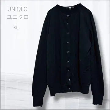 유니클로 UNIQLO 긴팔 가디건 XL 블랙 돌려입기 좋은 캐주얼
