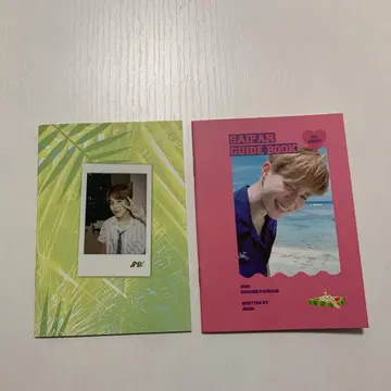 BTS 지민 여름 패키지 셀카북 가이드북