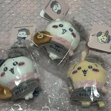 치이카와 베이커리 스태프 마스코트 3개 세트