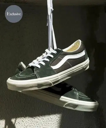 새상품급 28cm Vans 다크 그린 어반 리서치 별주 sk8-low
