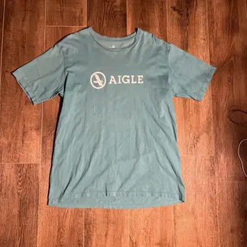 AIGLE 청록색 티셔츠 XL