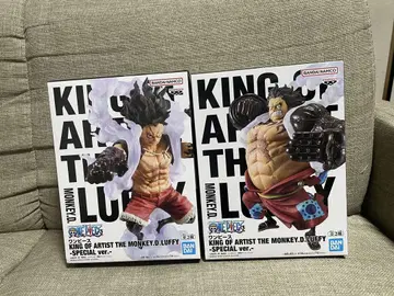 미개봉 새상품 반다이 KING OF ARTIST 루피 피규어 2개 세트