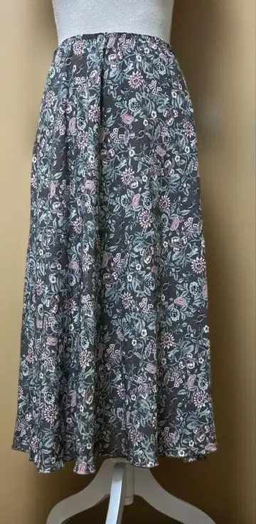 ma couleur 꽃무늬 롱 스커트
