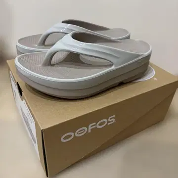 OOFOS 우포스 톤 Nomad/fog 투톤 베이지 24cm 투톤