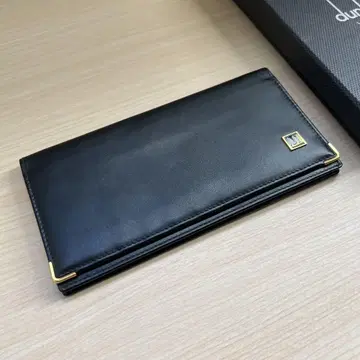 새상품급 던힐 장지갑 블랙 남성용 dunhill