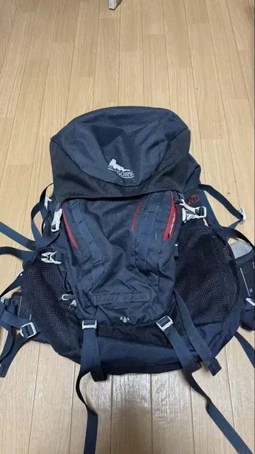 사이즈 조절 가능 백팩 블랙