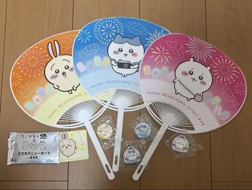 치이카와 쿠라스시 부채 캔뱃지 마그넷 카드 8종 세트