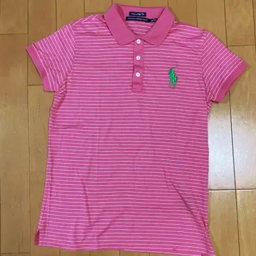 폴로 랄프 로렌 반팔 티셔츠 빅 포니 보더 XS 고품질