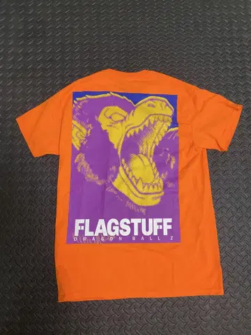flagstuff 드래곤볼 Z 티셔츠 오렌지