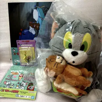 톰과 제리 제일복권 B상 톰과 제리 봉제 인형 피규어 참