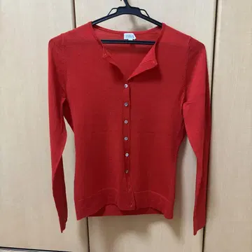FOXEY BOUTIQUE 부티크 레드 가디건 사이즈 40
