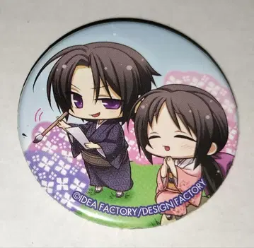 얇은 벚꽃의 귀신 도지마 토시조 유키무라 치즈루 캔뱃지 덴키쿠사이 신혼