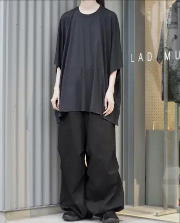 24SS lad musician 프렌치 BIG 티셔츠 블랙