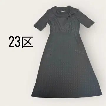 23구 원피스 스카프 타이 리본 롱 기장 경사 포멀