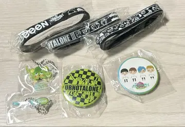 GReeeeN 캔뱃지 러버 밴드 키링