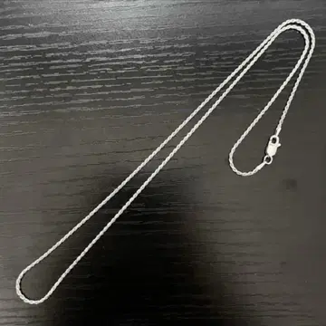 실버 925 목걸이 로프 체인 50cm