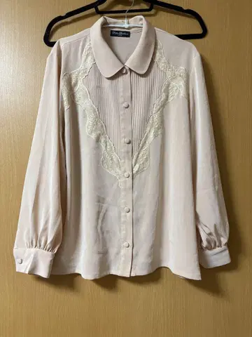 millebonheur 빈티지 핑크 블라우스