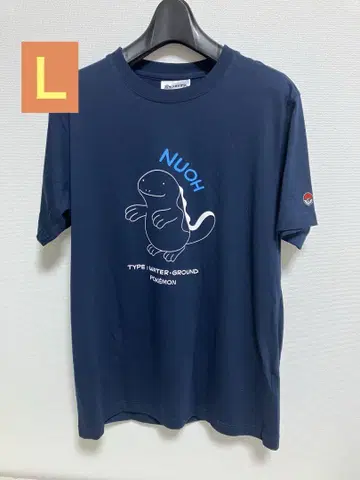 미사용 새상품 포켓몬 NUOH 티셔츠 네이비 L 누오
