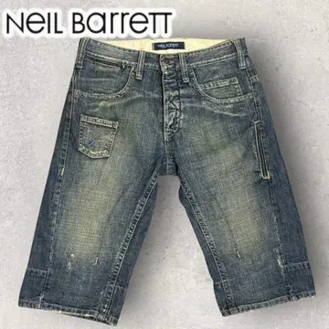 NEIL BARRETT 닐바렛 하프 팬츠 데님 팬츠