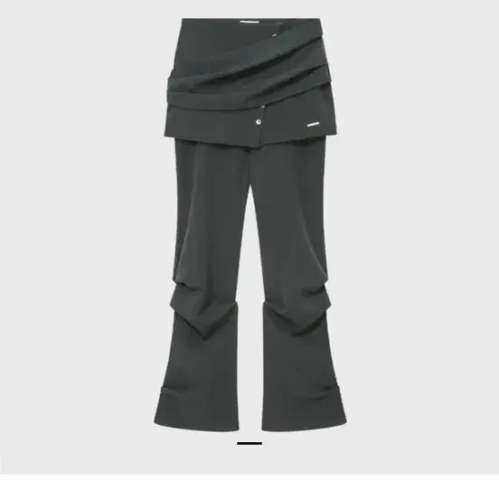 ◆MISEKI SEOUL◆ Draped midi skirt pants SET CHARCOAL MSK251 MUSINSA | MISEKI SEOUL Layered skirt pants set CHARCOAL