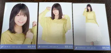 노기자카46 토미사토 리나 메쉬 니트 브로마이드 컴프