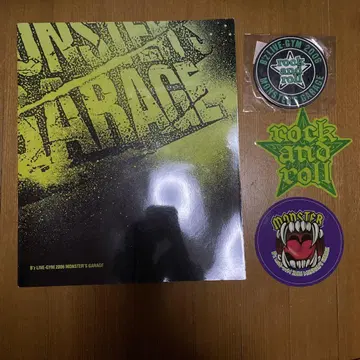 B'z MONSTER GARAGE 책자 코스터 씰 세트