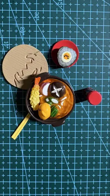 구데타마 식당 리멘트 미니어처 피규어 쁘띠 샘플 컴플리트