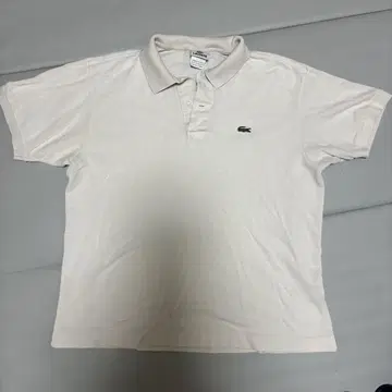 라코스테 화이트 피케 셔츠 사이즈 5