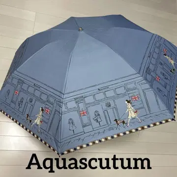 Aquascutum 런던 걸 접기 양산 차광율 99.99%
