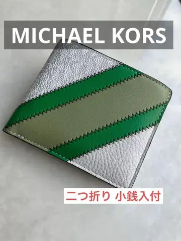 마이클코어스 접이식 지갑 MICHAEL KORS 동전 지갑 포함 화이트