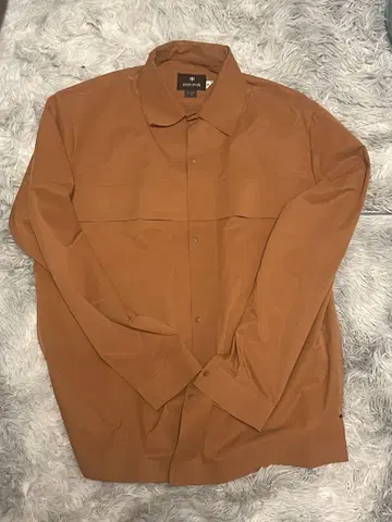 Snowpeak Dry & Stretch Shirt 오렌지 L 사이즈