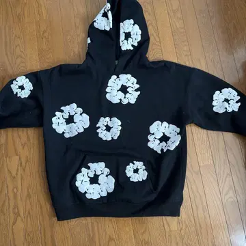 DENIM TEARS 꽃무늬 프린트 후드티 M