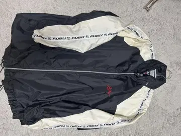 FUBU 후부 90s 자수 로고 나일론 자켓
