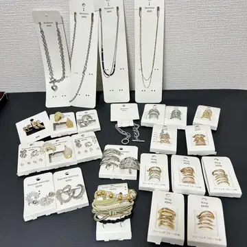 지유 액세서리 세트 목걸이, 반지, 팔찌, 귀걸이 25종