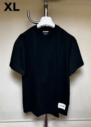 새상품 XL 질샌더 24ss 티셔츠 블랙 검정 16519
