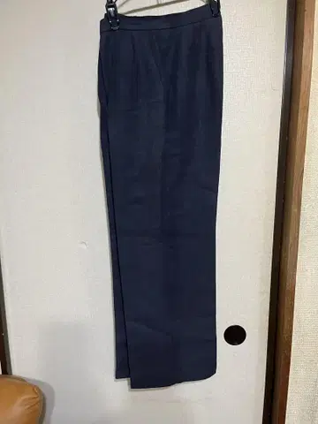 Max Mara 화이트 택 린넨 와이드 팬츠