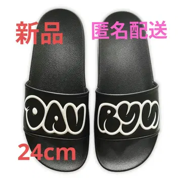새상품! davryu 로고 샌들 24cm 더블유 SOTA