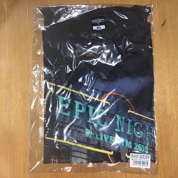 B'z EPIC NIGHT 투어 티셔츠 XL 블랙