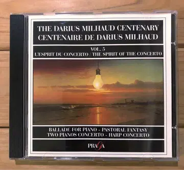 미요: 하프 협주곡 외 Milhaud Centenary Vol.5