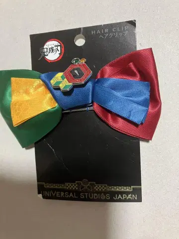 USJ 유니버셜 스튜디오 재팬 귀멸의 칼날 토미오카 기유 헤어 클립 리본