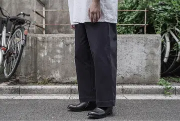 오라리 FINX CHINO WIDE PANT 사이즈 4