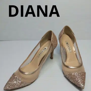 다이애나 DIANA 핑크 글리터 펌프스 라메 결혼식