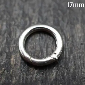 17mm 실버 925 플레인 카라비너 오링 실버 925
