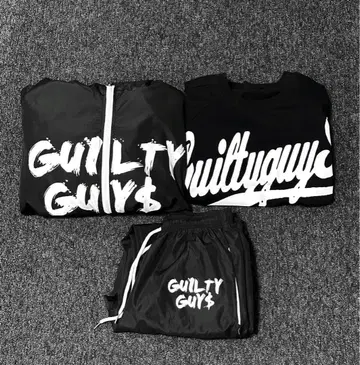 가격 인하 있음 Guiltyguis 나일론 셋업 롱 T 길티 가이즈