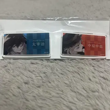 다자이 오사무 나카하라 나카야 핀 배지 세트