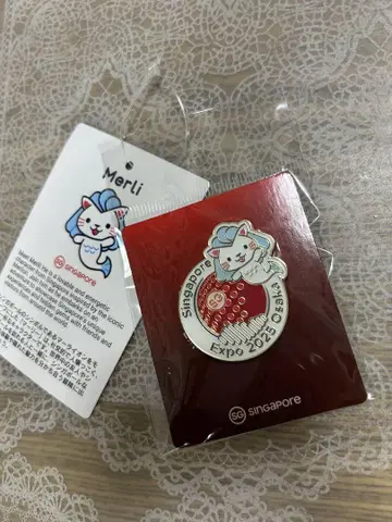 오사카 간사이 만박 EXPO 2025 핀 배지 마리 싱가포르