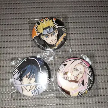 NARUTO99 CAN 배지 나루토 사스케 사쿠라 3개